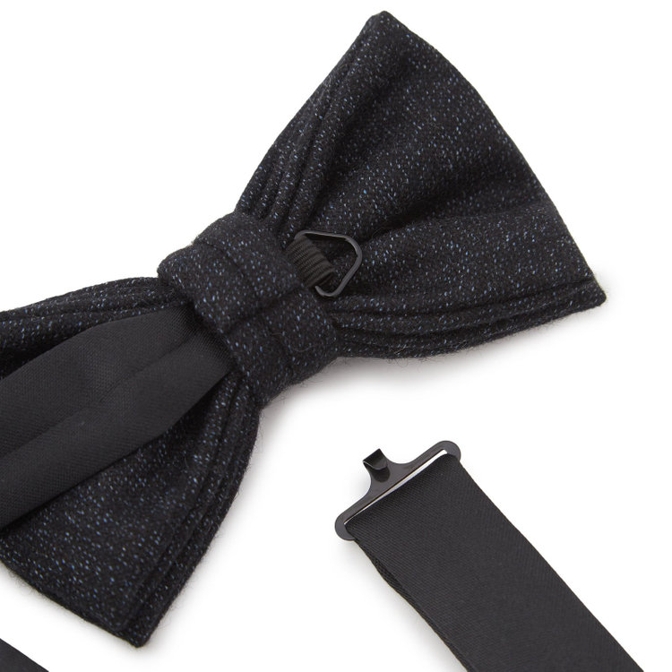 シルバーライン 蝶ネクタイ/ダークネイビー 青中間