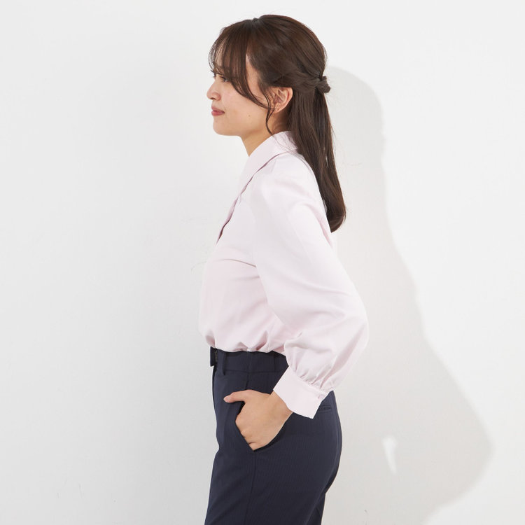 サマンサ 【SUIT SELECT×Samantha Thavasa】【長袖】2WAYボウタイブラウス/ピンク 赤淡色