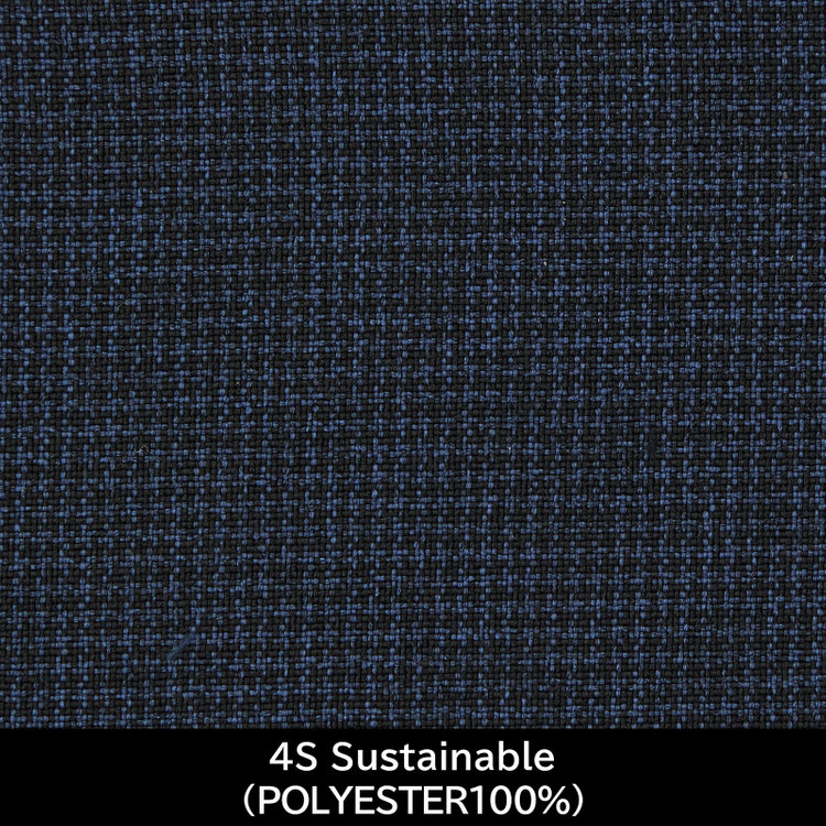 スーツセレクト 【日本製】【MEN'S】【パターンオーダー】【KSW】【春夏】スーツ/ネイビー×ハウンドトゥース/4S Sustainable (POLYESTER100%) ネイビー系(紺)