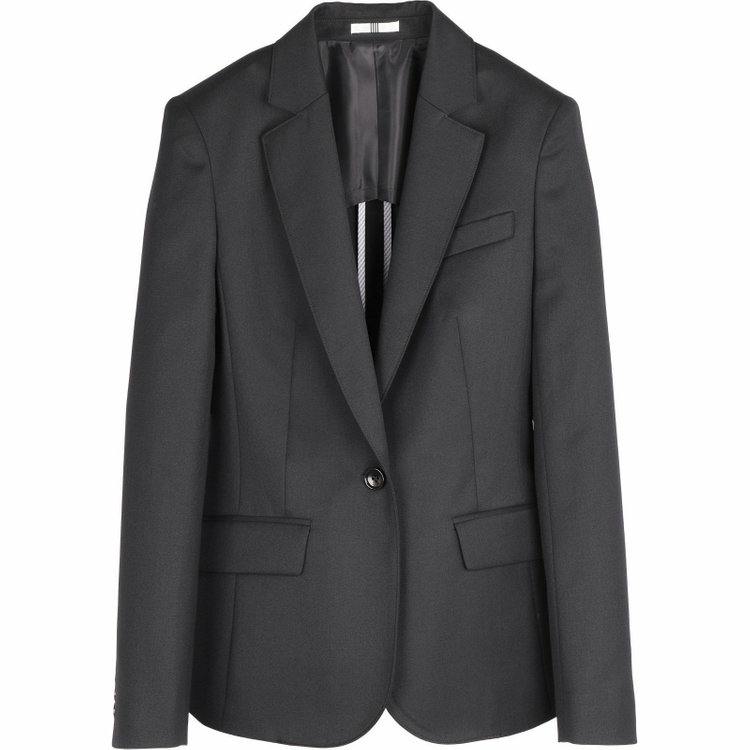 シルバーライン 【SL】【年間】1釦ジャケット/ブラック/ウォッシャブル 黒