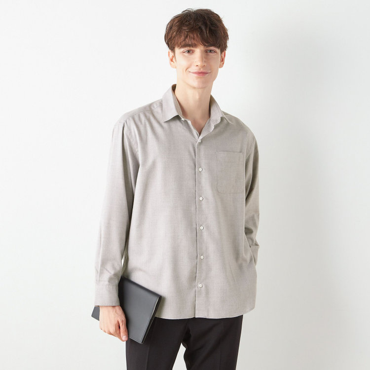 スーツセレクト 【RBC/長袖】シャツ/グレー グレー中間