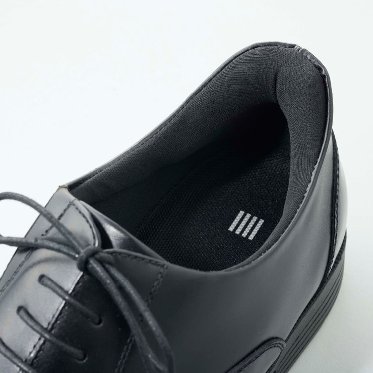 スーツセレクト 【発送在庫あり】靴べら不要！ハンズフリー仕様/ストレートチップ/ブラック 黒