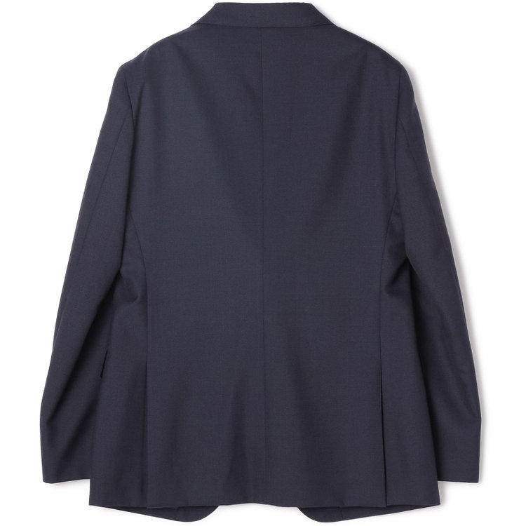 シルバーライン 【CLASSICO TAPERED】【年間】ウールブレンド2釦ジャケット/ネイビー×ソリッド+メタル釦 紺濃色