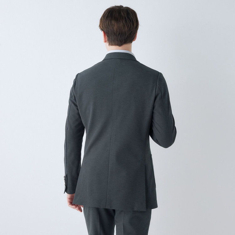 シルバーライン 【CLASSICO TAPERED】【春夏】2釦シングルジャケット/グレー/パッチポケット/RIRANCHA グレー中間