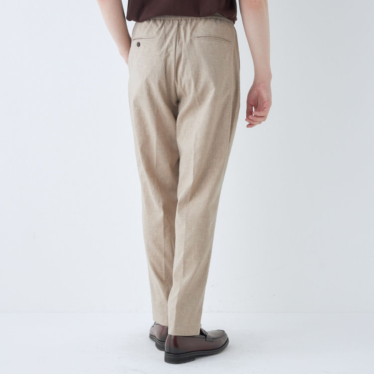 シルバーライン 【RBC】【春夏】オーバーサイズパンツ/ベージュ/ウエストシャーリング/ドローコード/裾上げ済仕様 茶淡色