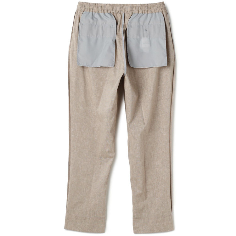 シルバーライン 【RBC】【春夏】オーバーサイズパンツ/ベージュ/ウエストシャーリング/ドローコード/裾上げ済仕様 茶淡色