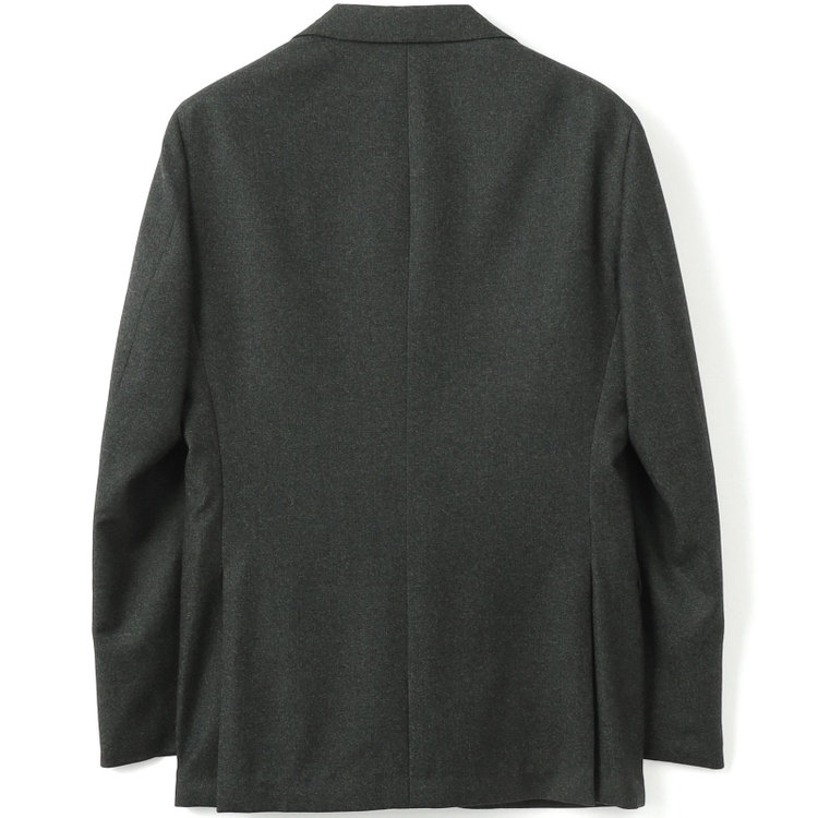 シルバーライン 【CLASSICO TAPERED】【秋冬】3釦段返りシングルスーツ 2タック/グリーン/ウエストムーブ/MARZOTTO/※裾上げ必要 緑濃色