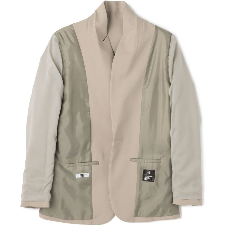 シルバーライン 【SL】【年間】1釦シングルパンツスーツ/グレージュ/パンツウエストシャーリング/ウォッシャブル/※パンツ裾上げ済仕様 茶淡色