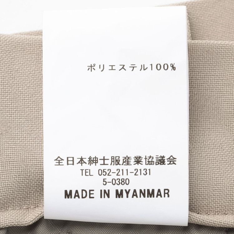 シルバーライン 【SL】【年間】1釦シングルパンツスーツ/グレージュ/パンツウエストシャーリング/ウォッシャブル/※パンツ裾上げ済仕様 茶淡色