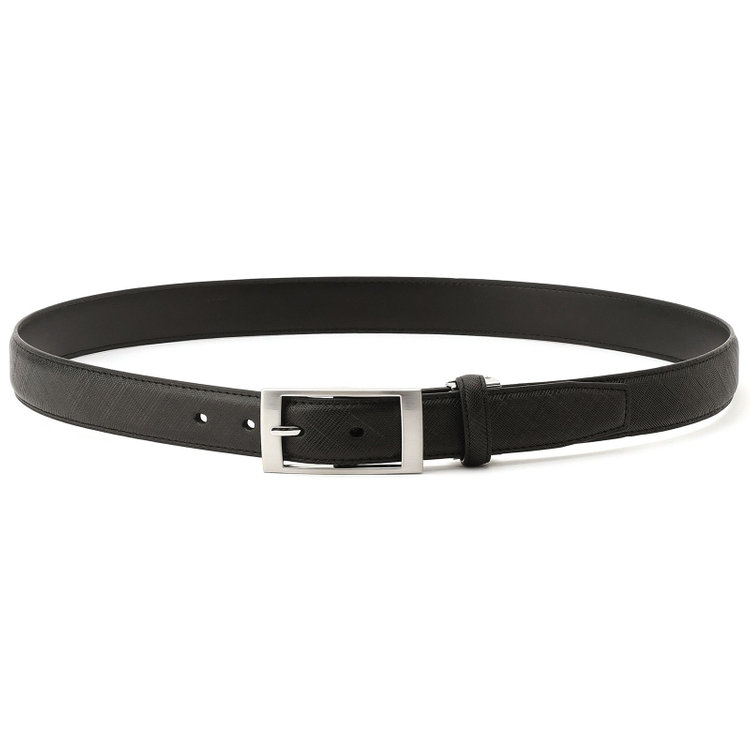 ブラックライン ピンバックルベルト 3.0幅/ブラック(ウエスト100cmまで対応) 黒