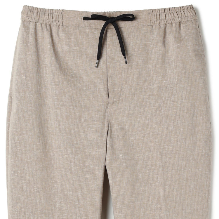 シルバーライン 【RBC】【春夏】オーバーサイズパンツ/ベージュ/ウエストシャーリング/ドローコード/裾上げ済仕様 茶淡色