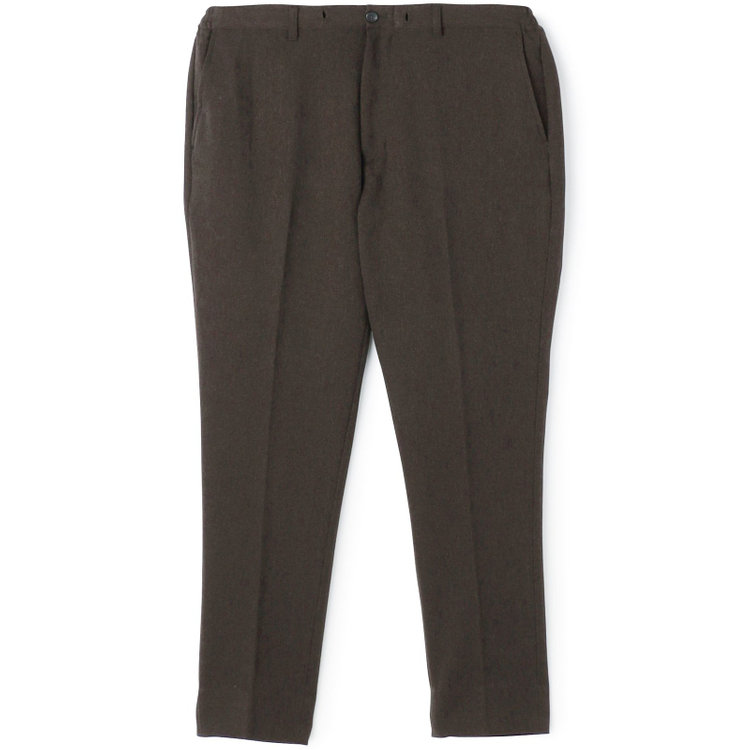 ソノタ 【BLACK LINE】【秋冬】ドローコード0タックパンツ/ブラウン/ウエストシャーリング仕様/※裾上げ済み仕様 茶中間