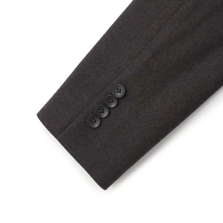 シルバーライン 【CLASSICO TAPERED】【秋冬】2釦ジャケット/ブラウン/パッチポケット/4S SUSTAINABILITY&ECOLOGY FABRIC 茶中間