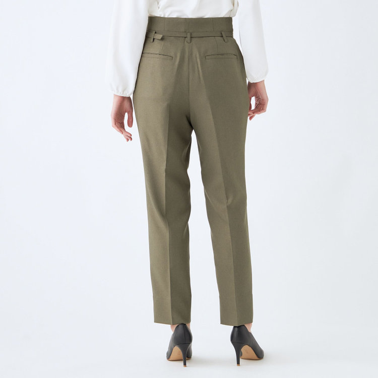 シルバーライン 【発送在庫あり】【SL】【秋冬】1釦シングルパンツスーツ/グリーン/ウォッシャブル/※パンツ裾上げ済仕様 緑中間