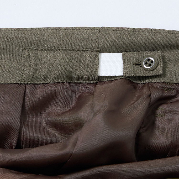 シルバーライン 【発送在庫あり】【SL】【秋冬】1釦シングルパンツスーツ/グリーン/ウォッシャブル/※パンツ裾上げ済仕様 緑中間