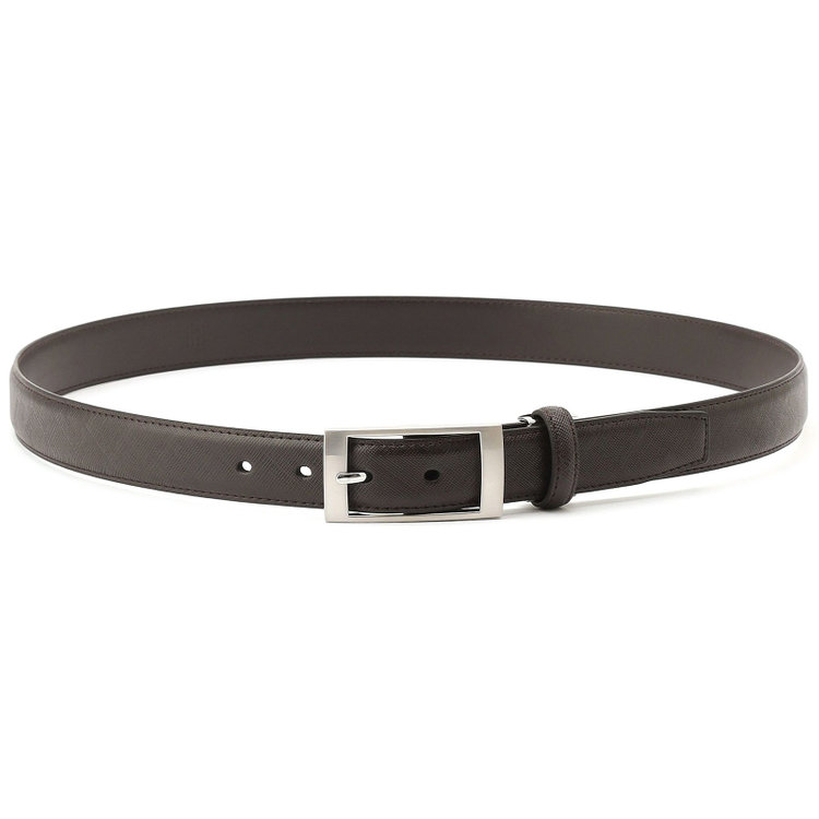 ブラックライン 【発送在庫あり】【BL】ピンバックルベルト 3.0幅/ダークブラウン(ウエスト100cmまで対応) 茶濃色