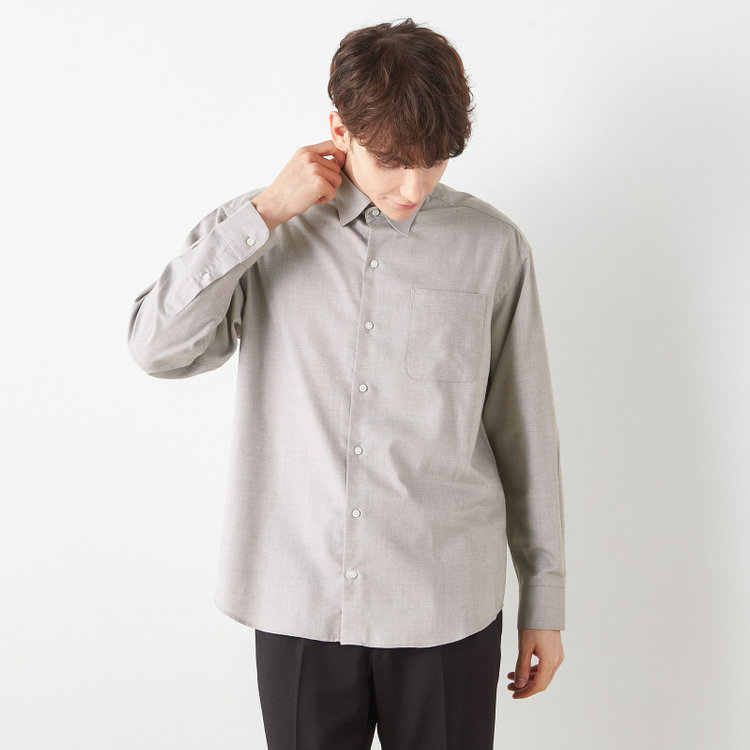 スーツセレクト 【RBC/長袖】シャツ/グレー グレー中間