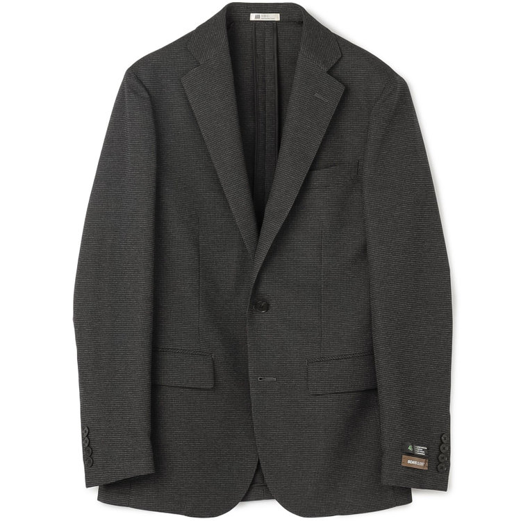 シルバーライン 【発送在庫あり】【RBC】【春夏】ポリエステル2釦ジャケット/グレー×チェック/4S SUSTAINABILITY&ECOLOGY FABRIC グレー濃色