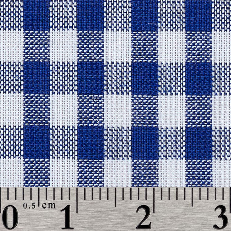 スーツセレクト 【日本縫製】【パターンオーダー】【形態安定】ワイシャツ/ホワイト＆ネイビーチェック/吸水速乾(COTTON50%/POLYESTER50%) ホワイト系(白)