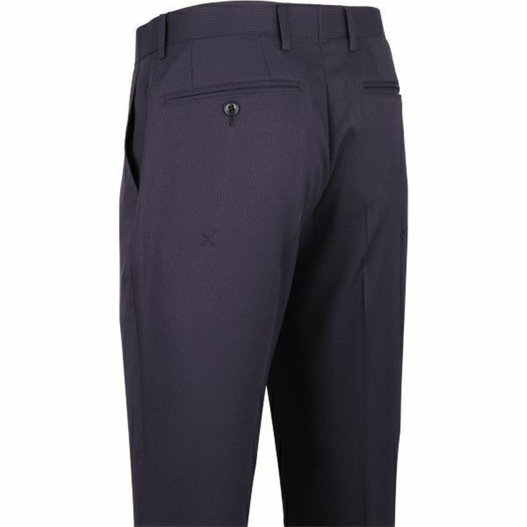 スーツセレクト 【WEB限定/OUTLET】【KSW】【年間】2釦シングルスーツ 0タック/ネイビー×シャドーストライプ/ウォッシャブルパンツ※裾上げ必要 青濃色