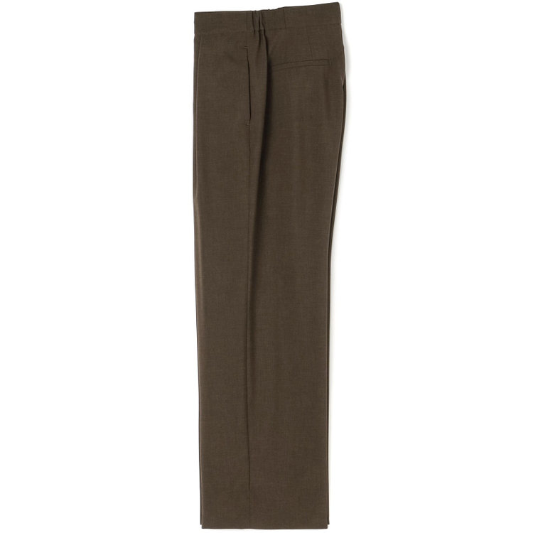 シルバーライン 【SL】【年間】ワイドパンツ/ブラウン/ウォッシャブル/裾上げ済仕様 茶中間