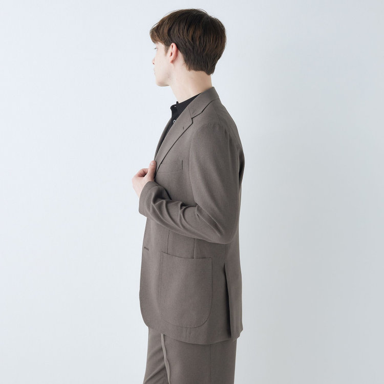 シルバーライン 【RBC】【春夏】3釦段返りジャケット/グレー/パッチポケット/4S SUSTAINABILITY&ECOLOGY FABRIC グレー中間