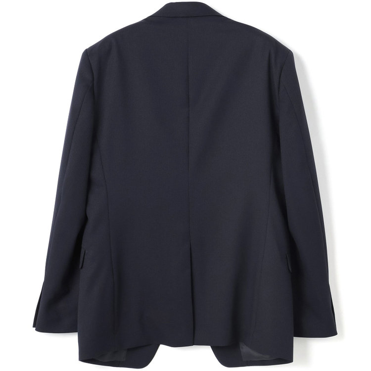 ブラックライン 【KSW】【年間】2釦シングルスーツ 0タック/ネイビー×シャドーストライプ/ウォッシャブルパンツ※裾上げ必要 紺濃色