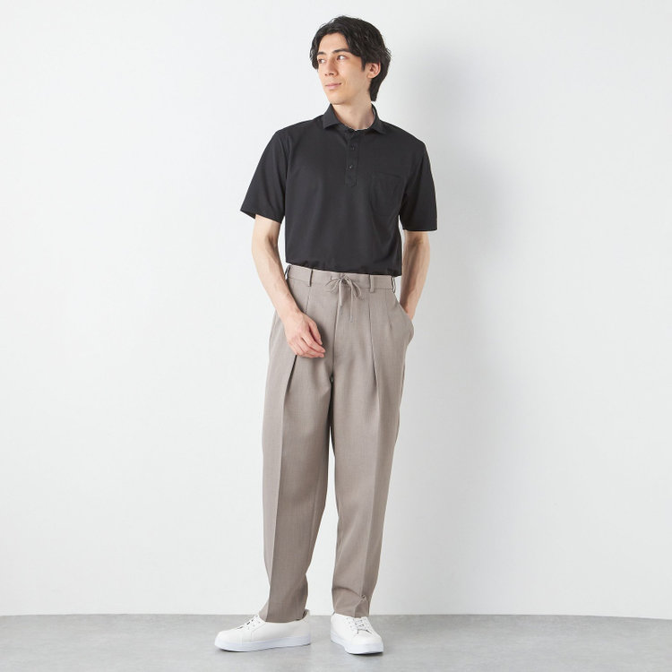 ブラックライン 「TailoredCasual」【春夏】バレルパンツ/ブラウン/※裾上げ済仕様 その他