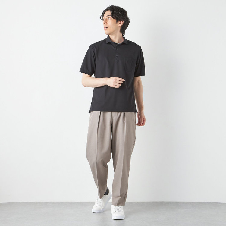 ブラックライン 「TailoredCasual」【春夏】バレルパンツ/ブラウン/※裾上げ済仕様 その他