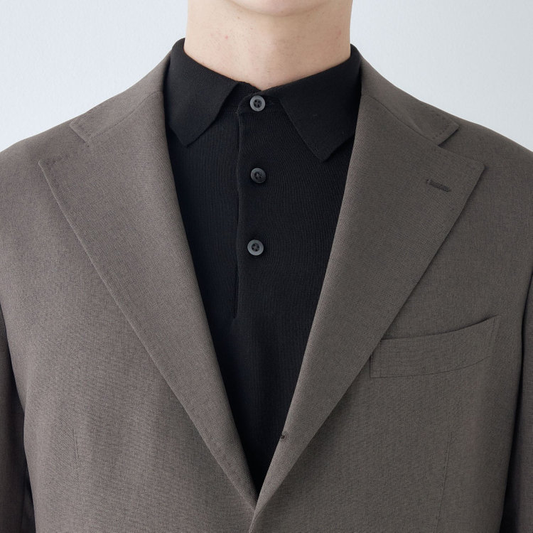 シルバーライン 【RBC】【春夏】3釦段返りジャケット/グレー/パッチポケット/4S SUSTAINABILITY&ECOLOGY FABRIC グレー中間