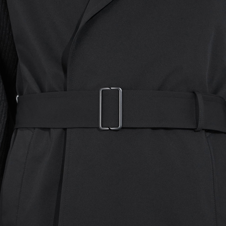 ブラックライン 【BL】コンビネーションダブルトレンチコート/ブラック 黒