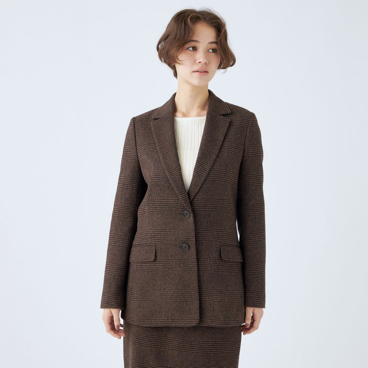 SUIT SELECT　アウトレット 【WEB限定/OUTLET/汚れ・キズ等有】【SL】【秋冬】【長袖】 ボートネック ニットセーター/ホワイト/マシンウォッシャブル 白