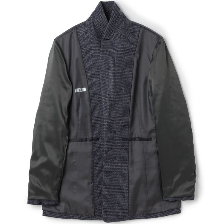 シルバーライン 【SL】【秋冬】2釦シングルスカートスーツ/ブルー＆ネイビー×グレンチェック/ウォッシャブル 紺淡色