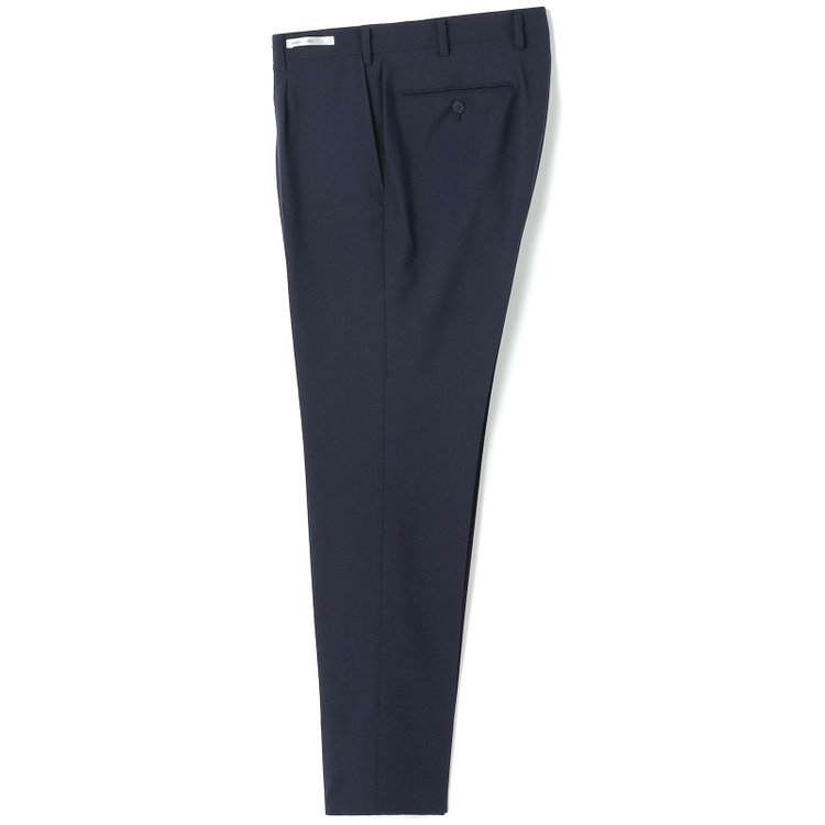シルバーライン 【CLASSICO TAPERED】【春夏】1タックテーパードパンツ/ネイビー/※裾上げ済仕様 紺濃色