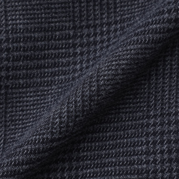 シルバーライン 【SL】【秋冬】2釦シングルスカートスーツ/ブルー＆ネイビー×グレンチェック/ウォッシャブル 紺淡色