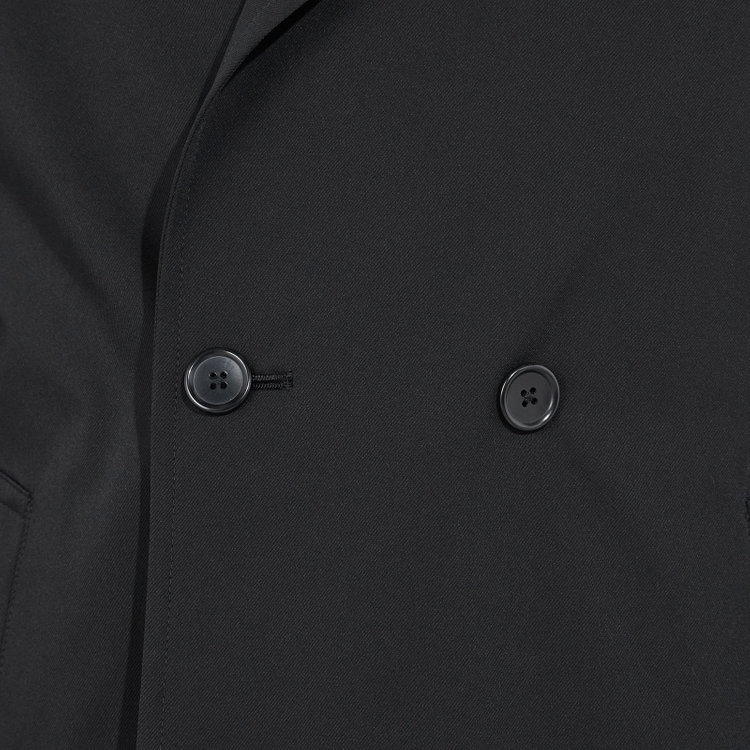 ブラックライン 【BL】コンビネーションダブルトレンチコート/ブラック 黒