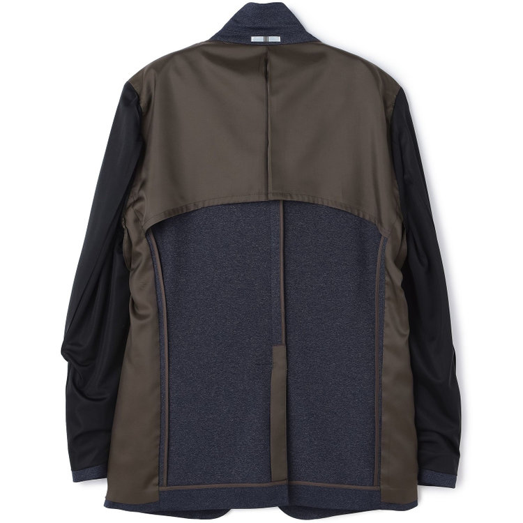 シルバーライン 【発送在庫あり】【CLASSICO TAPERED】【春夏】2釦シングルジャケット/ネイビー/パッチポケット/4S SUSTAINABILITY&ECOLOGY FABRIC 紺濃色