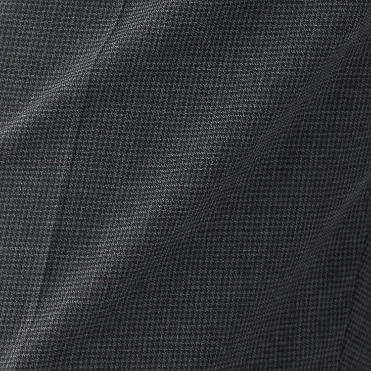 ブラックライン 【KSW】【春夏】2釦シングルスーツ 0タック/ダークグレー＆ブラック×ハウンドトゥース/ウォッシャブル/※裾上げ必要 グレー中間