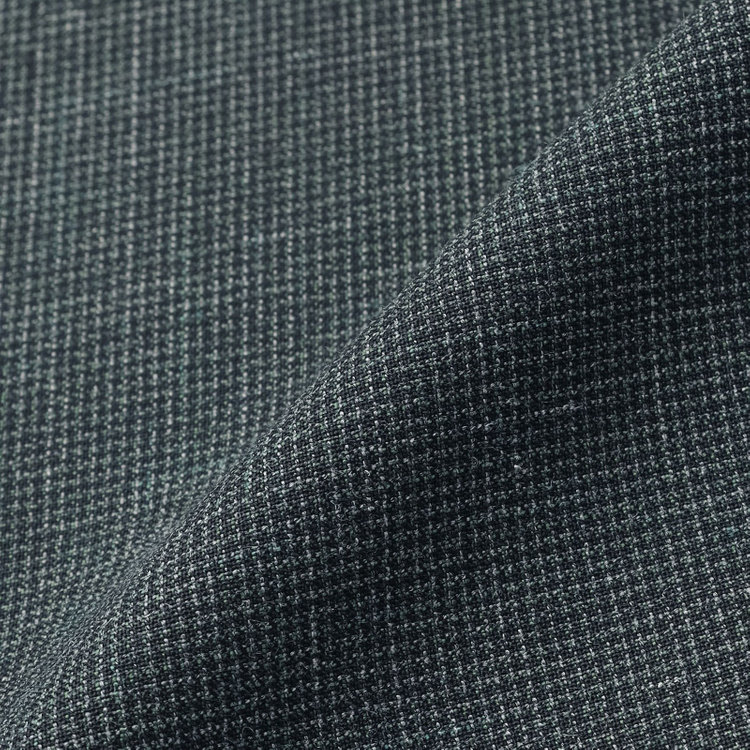 シルバーライン 【CLASSICO TAPERED】【春夏】3釦段返りシングルスーツ 2タック/カーキ×ハウンドトゥース/ウエストムーブ/NEW ZEALAND WOOL MIX/※裾上げ必要 黄淡色