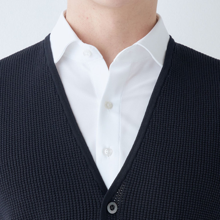 スーツセレクト 【RBC】【春夏】メッシュジレ/ネイビー 紺中間