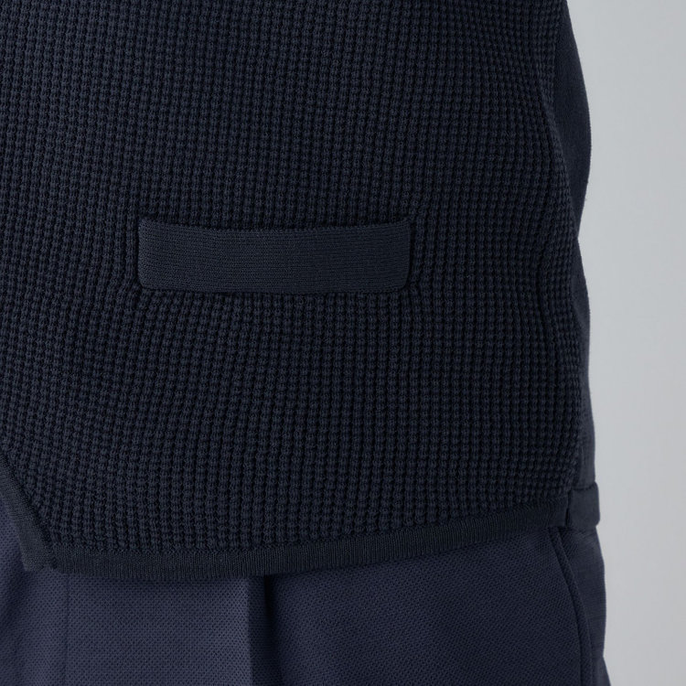 スーツセレクト 【RBC】【春夏】メッシュジレ/ネイビー 紺中間