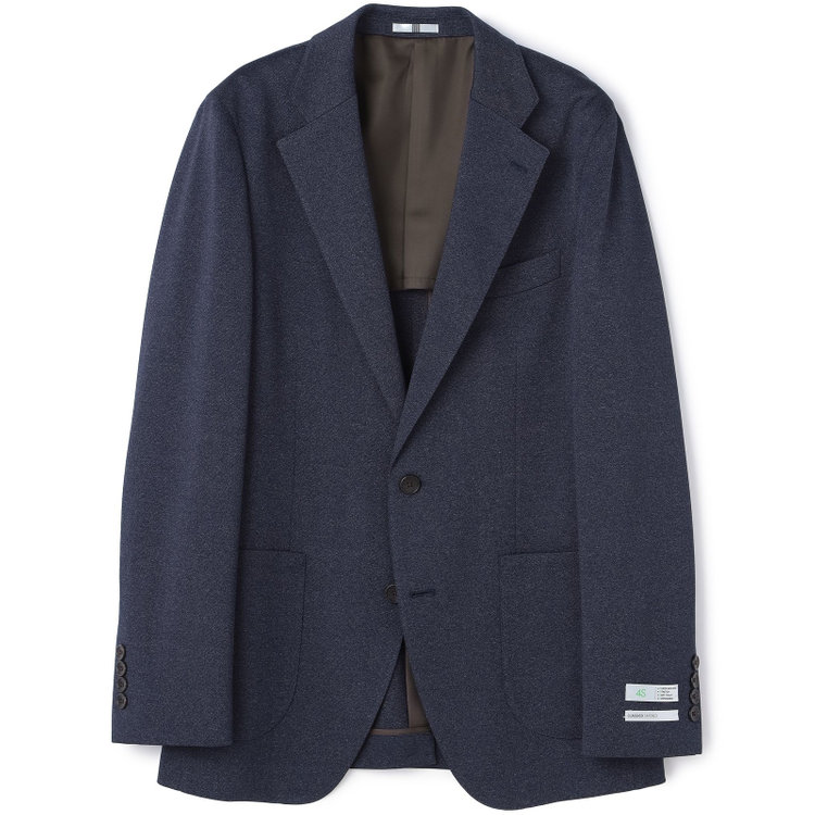 シルバーライン 【発送在庫あり】【CLASSICO TAPERED】【春夏】2釦シングルジャケット/ネイビー/パッチポケット/4S SUSTAINABILITY&ECOLOGY FABRIC 紺濃色