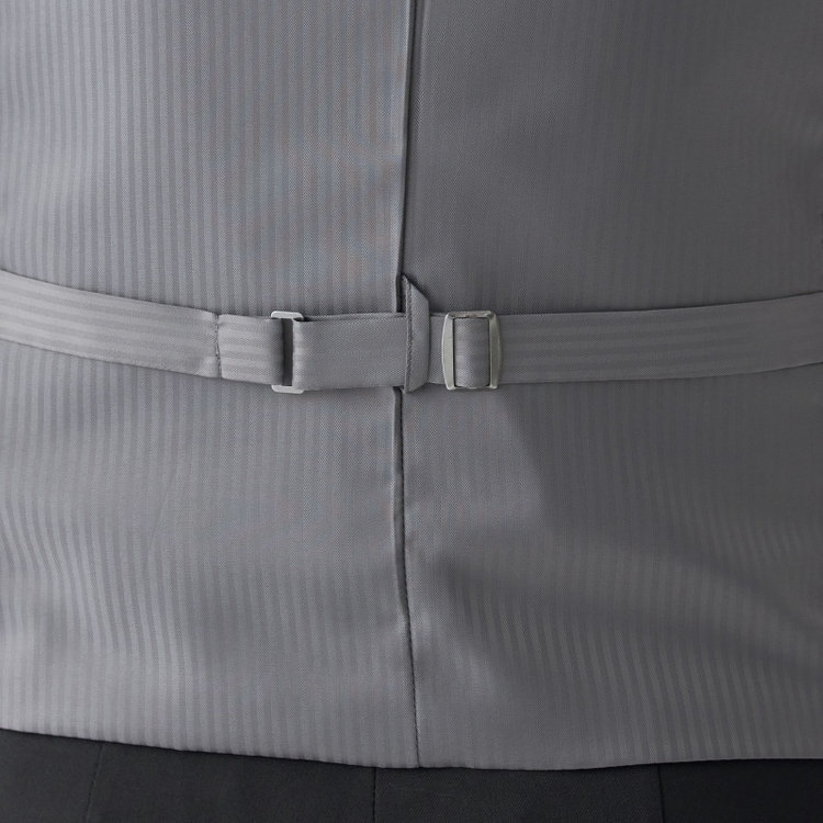 ブラックライン 【BL】【年間】リバーシブルジレ(ベスト)/ブラック×ソリッド＆グレー×ソリッド 黒