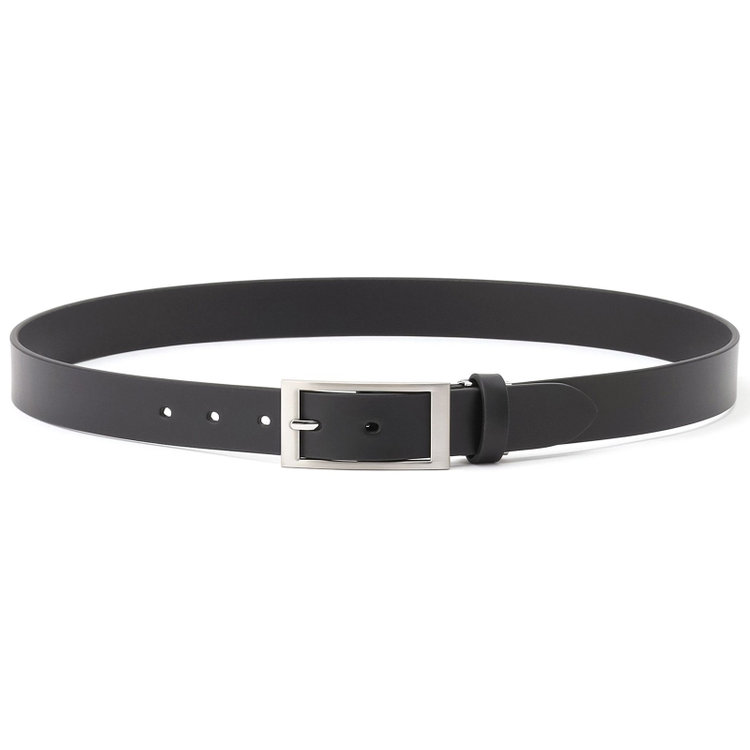 シルバーライン ピンバックルベルト 3.0cm幅/ブラック(ウエスト96cmまで対応) 黒