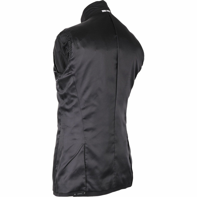 スーツセレクト 【WEB限定/OUTLET】【CLASSICO TAPERED】【秋冬】2釦シングルスーツ 1タック/ブラック×ソリッド グレー系(灰)