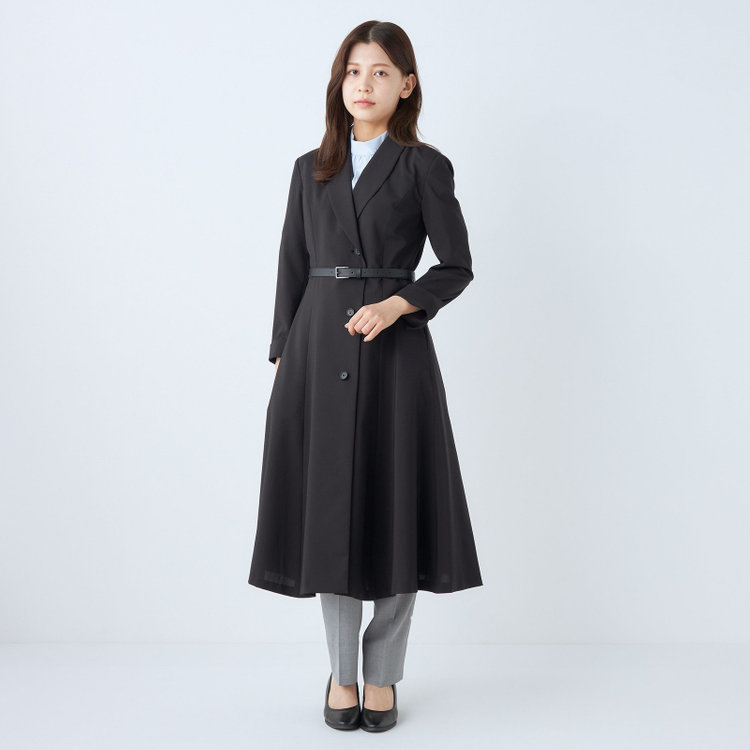 シルバーライン 【SL】2WAYワンピース/ブラック/ベルト付き 黒