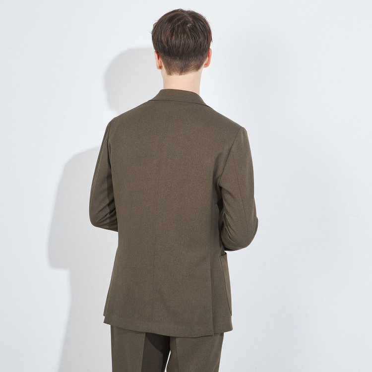 シルバーライン 【RBC】【秋冬】2釦ジャケット/カーキ/パッチポケット 緑中間