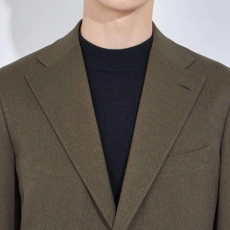 シルバーライン 【RBC】【秋冬】2釦ジャケット/カーキ/パッチポケット 緑中間