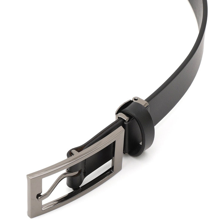 シルバーライン 【発送在庫あり】ピンバックルベルト 3.0cm幅/ブラック(ウエスト91cmまで対応) 黒