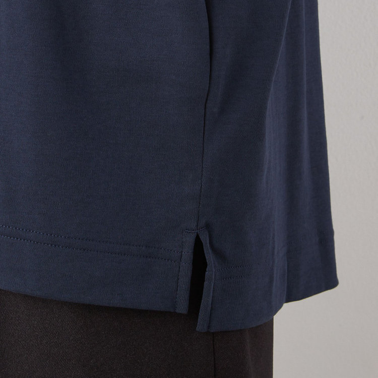 シルバーライン 【スーツ屋が作った】BIZ Tシャツ/ネイビー 青濃色
